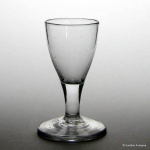 Georgian Plain Stem Dram Glass