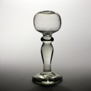 Victorian Glass Oil Lamp c1870