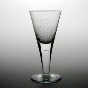 German Josephinenhutte Wine Glass c1910