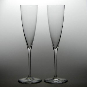 Pair of Baccarat Champagne Flutes