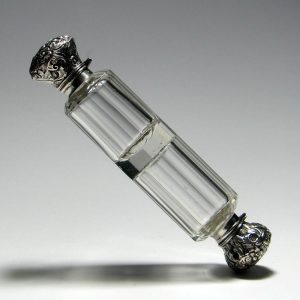 Victorian Double Ended Perfume and Salts Bottle c1860