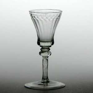 Rare Early 18th Century French Gin Glass