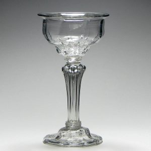 Georgian Pedestal Stem Sweetmeat Glass c1750