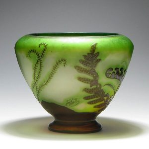 Galle Cameo 'Fougeres' Vase c1920