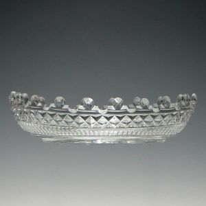 Four Irish Cut Glass Serving Bowls c1810