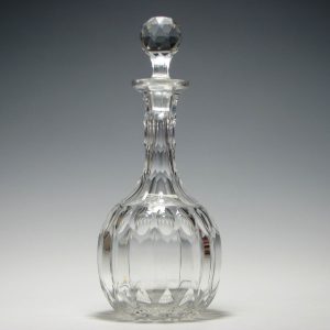 VictorianShaft and Globe Decanter c1845