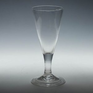 Georgian Plain Stem Ale Glass c1740