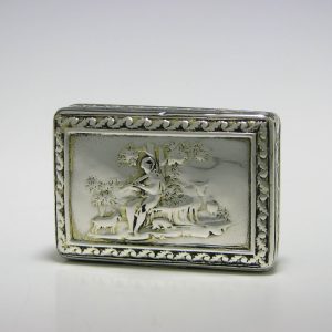 George III Silver Snuff Box Birmingham 1813