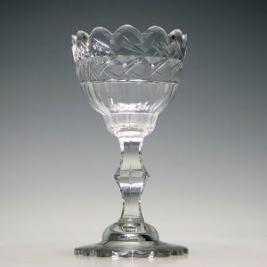18th Century Domed Foot Slice Cut Sweetmeat c1770