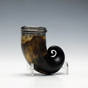 Scottish Rams Horn Snuff Mull c1820