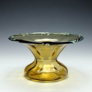 A French Glass Spittoon  c1895