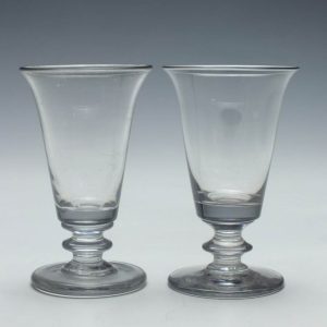 Pair Georgian Jelly Glasses c1820