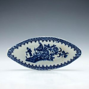 Very Rare Seth Pennington Fisherman Pattern Spoon Tray c1790