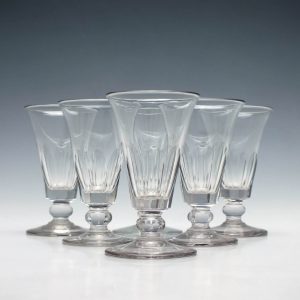 Set of Six Georgian Jelly Glasses c1830