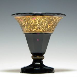 Moser Amethyst Glass Vase c1920