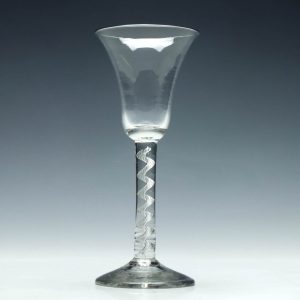 Tall Single Series Air Twist Wine Glass c1750