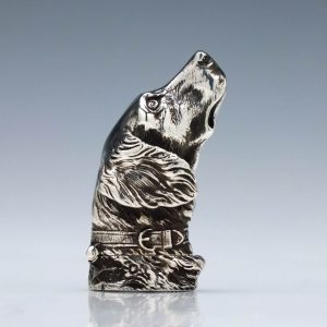A Silver Vesta Case c1900