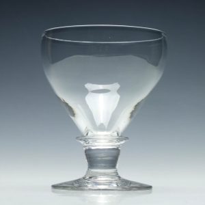 Victorian Pan Top Rummer c1860