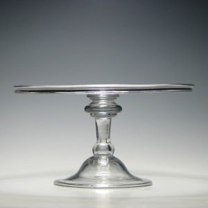 18th Century Baluster Glass Tazza c1755