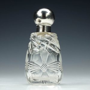 Silver Topped Perfume Bottle 1917