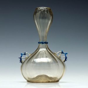 French Facon De Venise  Winged Decorative Vase c1880