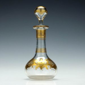 19th Century Gilded Glass Sprit Measure c1890