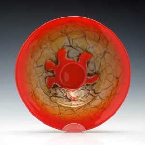 Art Deco WMF Ikora Glass Bowl c1930