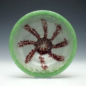 Art Deco WMF Ikora Glass Bowl c1930