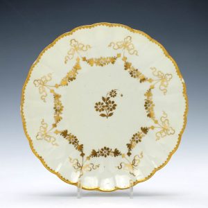 Worcester Porcelain Giles Decorated Tea Plate c1768