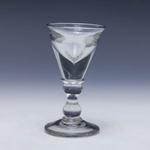 Deceptive Georgian Dram Glass c1800