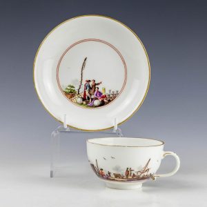 Meissen Porcelain Harbour Scenes c1750
