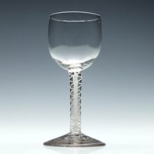 Georgian Opaque Twist Wine Glass c1750