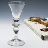 A Georgian Baluster Wine Glass c1730