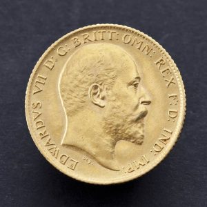 Edward VII 1907 Half Sovereign Gold Coin