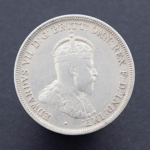 Australia Edward VII 1910 Florin First Australian Issue