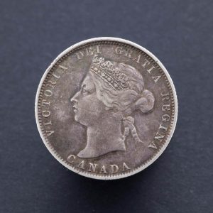 Canada Victoria 1872-H Twenty Five Cents
