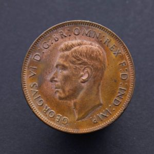 Australia George VI 1938 First Issue Penny Uncirculated