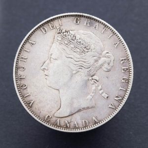 Canada Victoria Fifty Cents 1870
