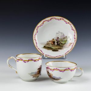 Meissen Porcelain Marcolini Period Trio c1800