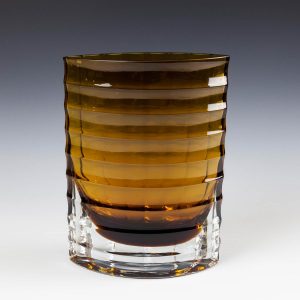Jan Sylwester Drost Design Glass Vase for  Ząbkowice c1960