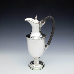 A Victorian Sterling Silver Claret Jug London 1896