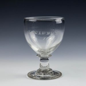 Regency Glass Rummer c1815