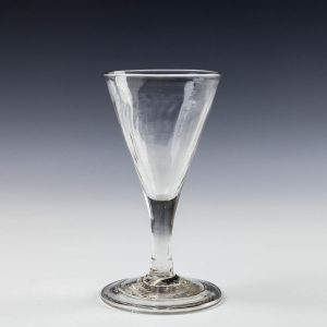 Georgian Plain Stem Gin Glass c1750