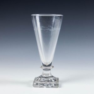 Georgian Ale Glass Lemon Squeezer Foot c1800
