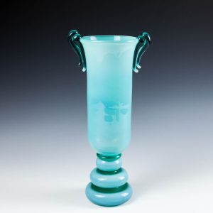 A Kralik Opalescent  Art Deco Vase c1930