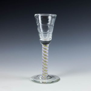 Scottish Twist Glass Studio Colour Twist Wine Glass With Lynn Rings