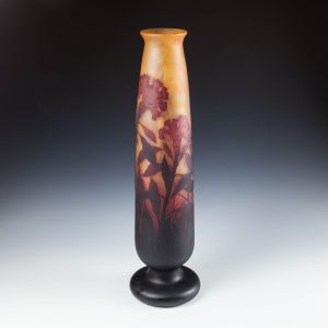 A Very Tall Daum Nancy Vase