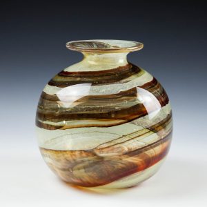 Isle Of Wight Studio Earthtones Globe Vase c1975