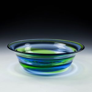Stevens And Williams Rainbow Glass Bowl c1940