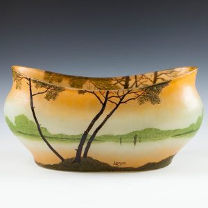 A Large Legras Landscape Jardiniere c1920